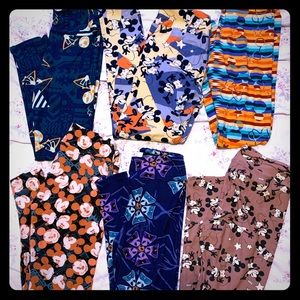 6 pairs of Disney LuLaRoe OS Leggings - Pre Loved